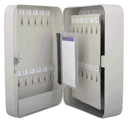 Qbasic Sleutelkast met 48 Haken en Cijfercode Beige
