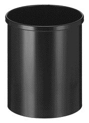Zwarte Ronde Papierbak 15L, 25.5cm