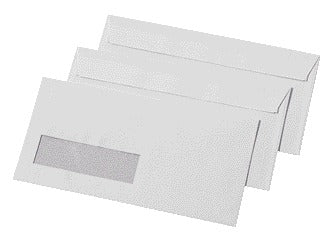 Envelop Quantore venster EA5/6 30x100mm 80-120g/m² met gegomde klep - 2