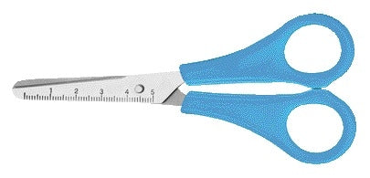 Kinderschaar Westcott 130mm rond lichtblauw