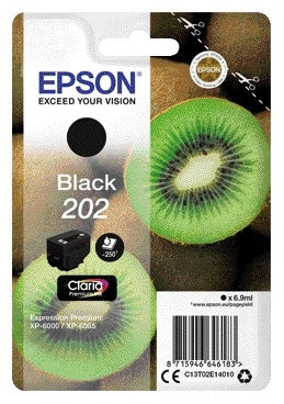 Epson 202 T02E14 Zwart Inktcartridge voor Epson printers