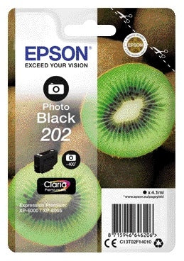 Epson 202 T02F14 Foto Zwart Inktcartridge