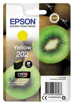 Epson 202 T02F44 Geel inktcartridge voor Epson printers