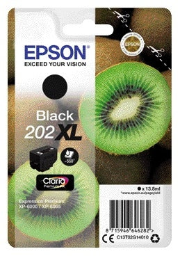 Epson 202XL T02G14 Zwart Inktcartridge voor Extra Groot Printvolume