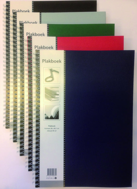 Plakboek Papyrus 40 vel 28x40 cm, neutraal, 120 g/m²