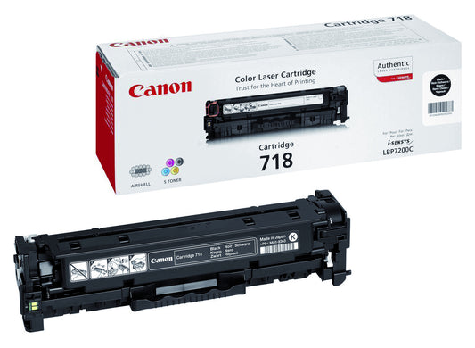 Canon 718 Zwart Tonercartridge (High Capacity)