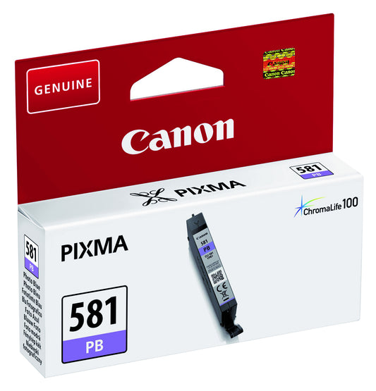 Inktcartridge Canon CLI-581XL Foto Blauw, Print tot 1660 pagina's
