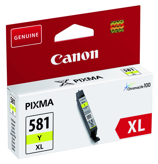 Canon CLI-581XL Geel Inktcartridge