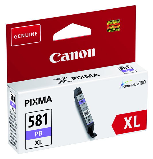 Inktcartridge Canon CLI-581XL Foto Blauw, Print tot 4710 pagina's
