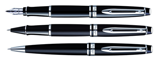 Rollerpen Waterman Expert CT F zwart lak - 2