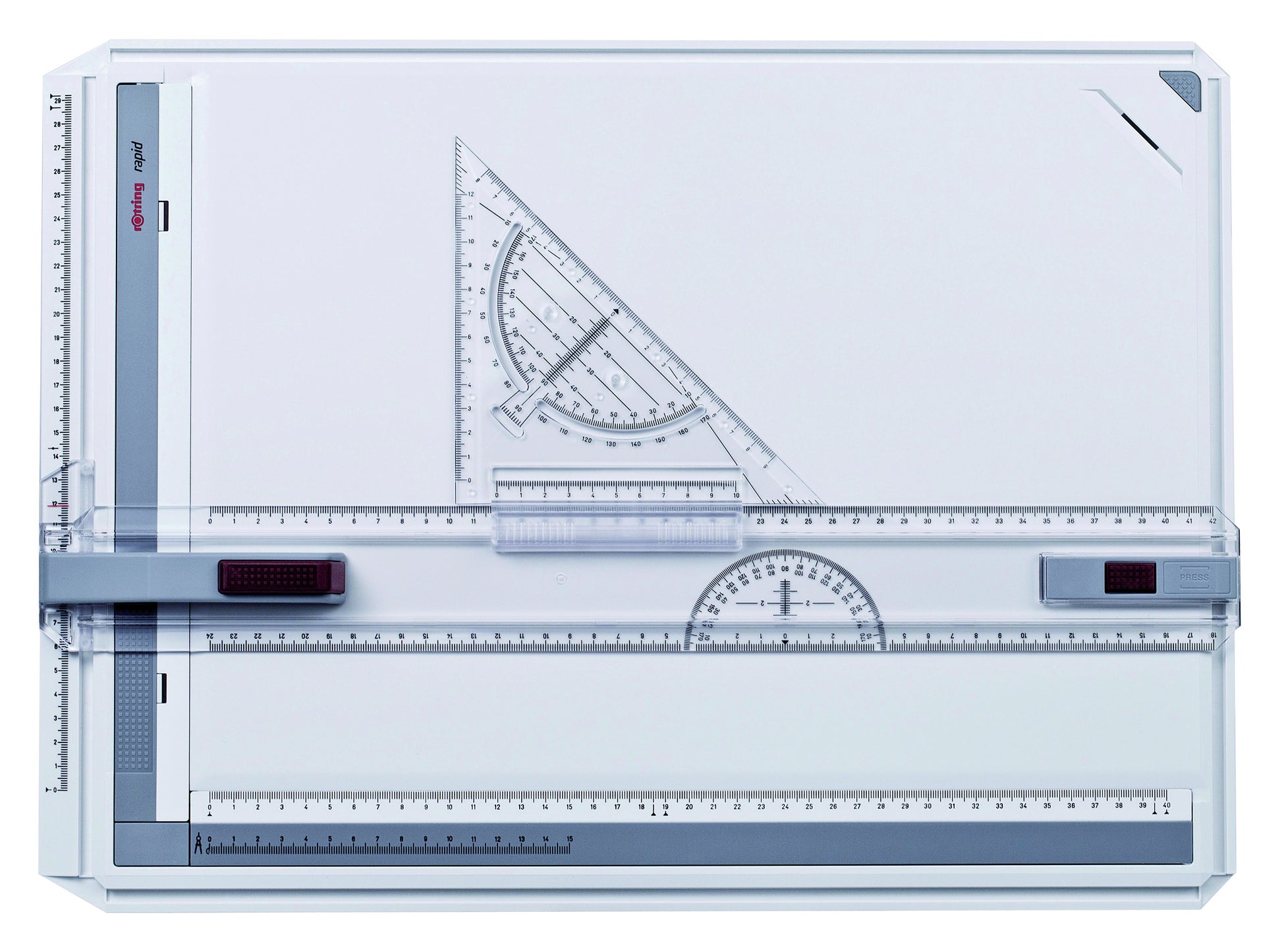 rOtring Rapid A3 Tekenbord met parallelgeleider en accessoires - 2