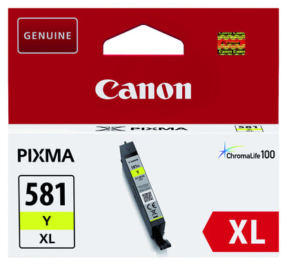 Canon CLI-581XL Geel Inktcartridge - 2