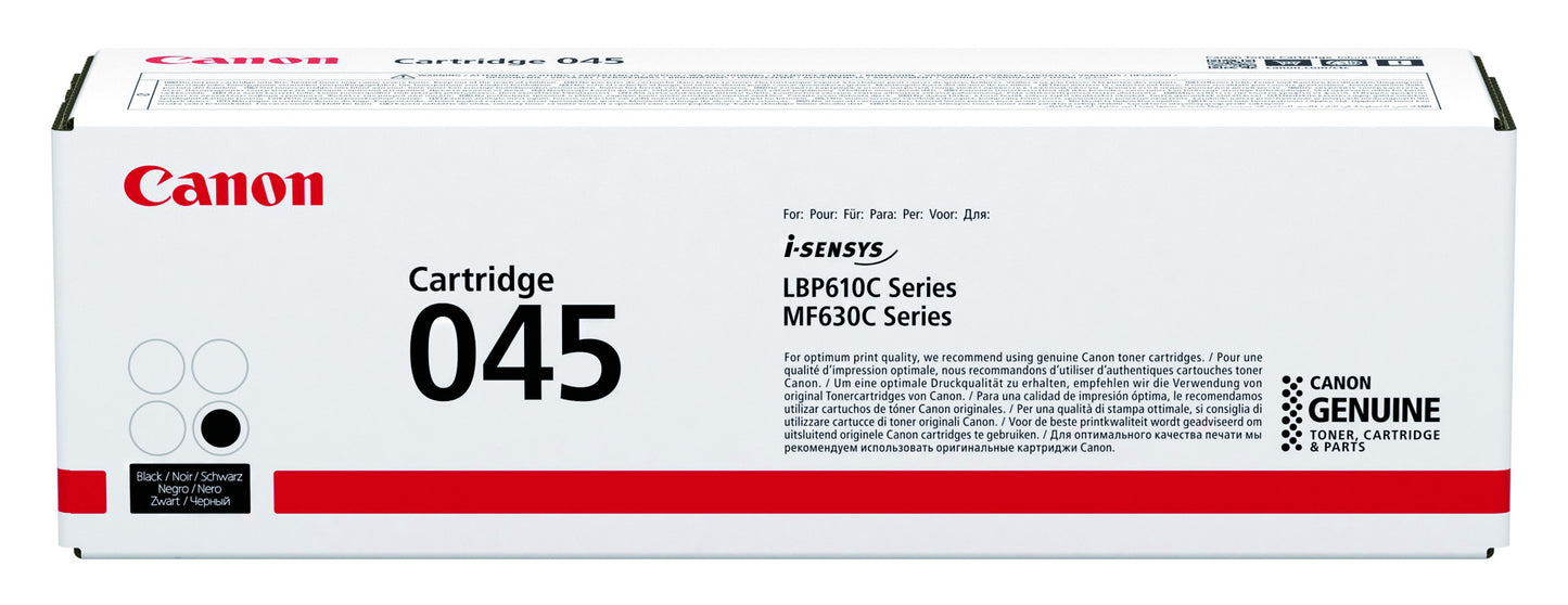 Canon 045 Zwart Tonercartridge voor Duurzaam Printen