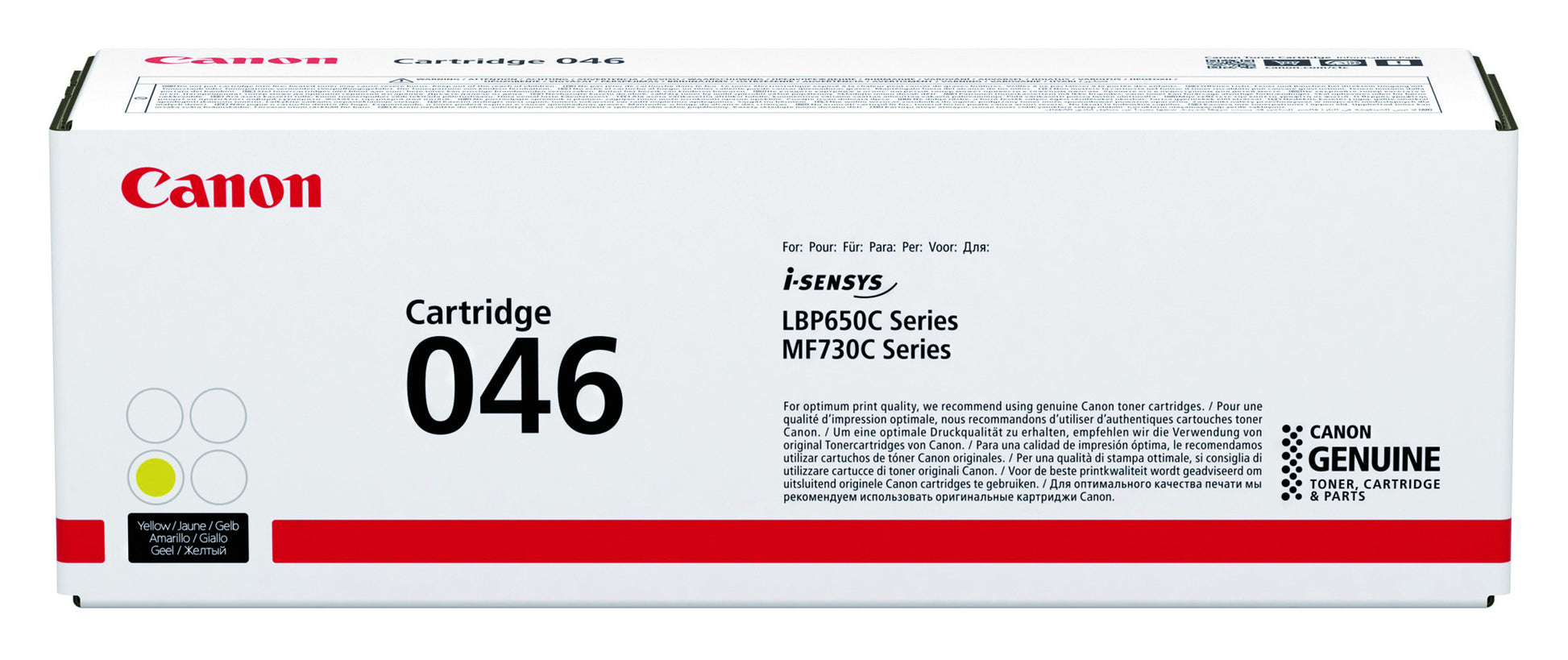 Canon 046 Gele Tonercartridge voor Kwalitatieve Afdrukken