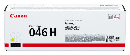 Canon 046H Gele Tonercartridge - Kwalitatieve afdrukken