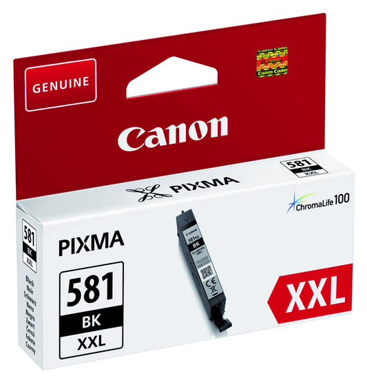 Canon CLI-581XXL Zwart Inktcartridge - 6360 pagina's, hoog volume