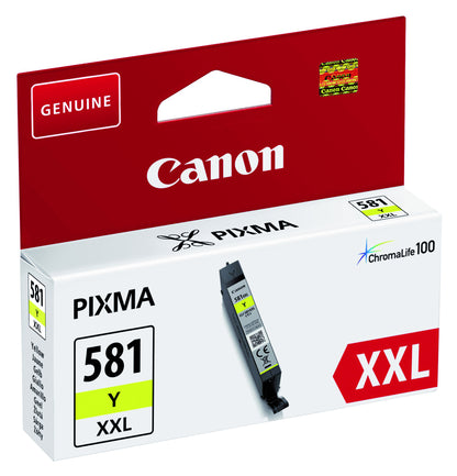 Inktcartridge Canon CLI-581XXL Geel, Print tot 825 pagina's