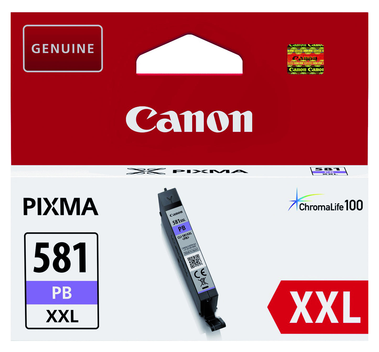 Canon CLI-581XXL Foto Blauw Inktcartridge - 9140 pagina's, hoog volume - 2