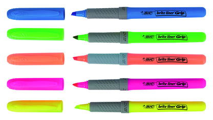 BIC Brite Liner Grip Fluorescerend Oranje - 6