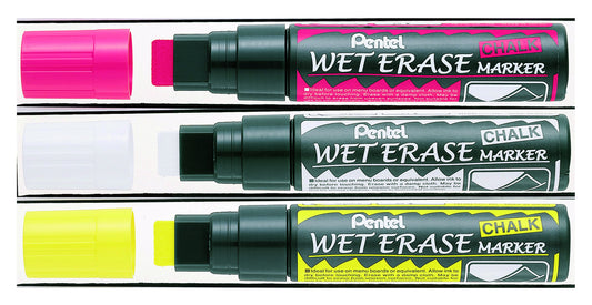 Krijtstift Pentel SMW56 8-16mm wit - 2
