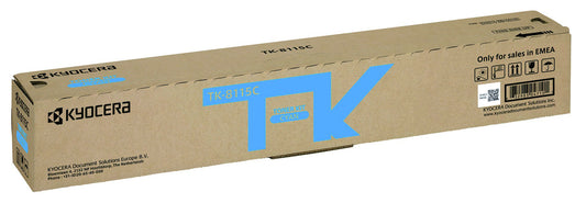 Kyocera TK-8115C Blauw Toner Cartridge - Hoge capaciteit