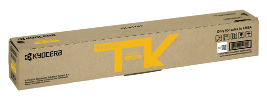 Kyocera TK-8115Y Geel Toner Cartridge (6.000 pagina's)