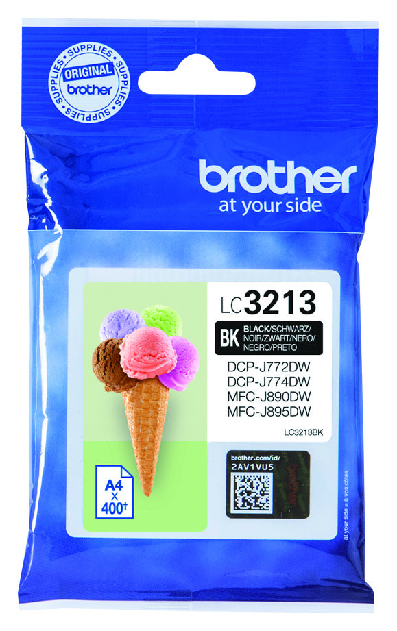 Brother LC-3213BK Zwart inktcartridge voor Brother printers