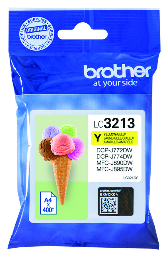 Brother LC-3213Y Geel Inktcartridge 400 pagina’s