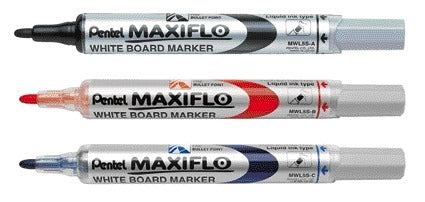 Pentel MWL5S Whiteboard Marker 1mm blauw, vloeibare inkt - 2