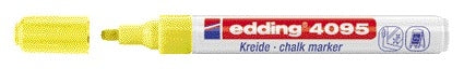 Krijtstift edding 4095 rond 2-3mm neon geel
