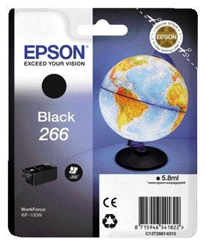 Epson 266 T2661 Zwart Inktcartridge voor Epson printers