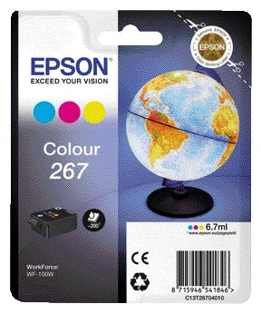 Epson 267 T2670 3-Kleuren Inktcartridge - Origineel, tot 200 pagina's