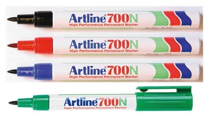 Viltstift Artline 700 rond 0,7mm blauw - 3