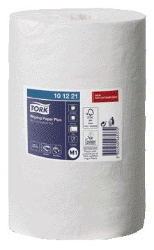 Poetspapier Tork Wiping M1 mini 2-lags wit 74,9 m