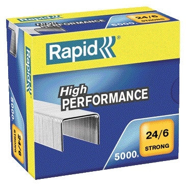 Nietjes Rapid 24/6 Gegalvaniseerd Strong - 5000 stuks