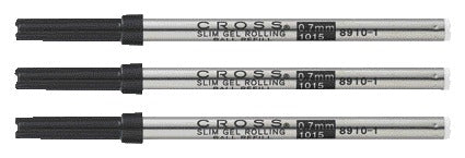 Cross Slim Zwart rollerballvulling, dunne inkttoevoer - 2