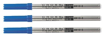 Cross Slim gel rollerpenvulling blauw voor klassieke modellen - 2