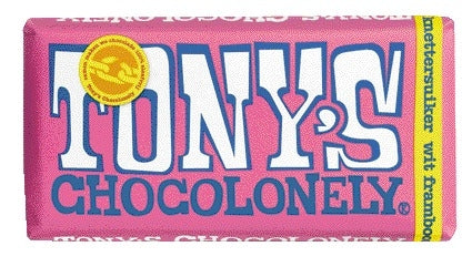 Tony Chocolonely frambs knettersuiker 100 gram