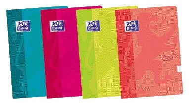 Oxford School Touch A4 Ringbandschrift 72 pagina's in vrolijke kleuren