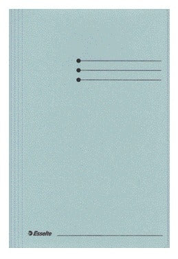 Dossiermap Esselte Folio 3-Kleps, Manilla, 275 g, Blauw