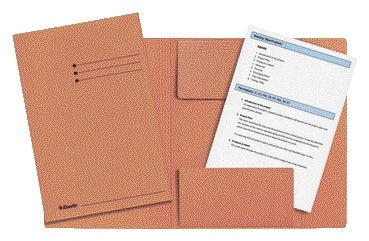 Dossiermap Esselte Folio 3-Kleps, Manilla, 275 g, Oranje - 2