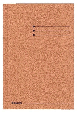 Dossiermap Esselte Folio 3-Kleps, Manilla, 275 g, Oranje