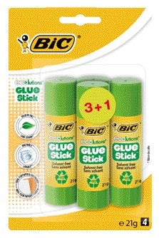 Lijmstift BIC Ecolutions 21g, volledig gerecycled materiaal