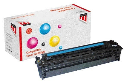 Quantore HP CE321A 128A Blauw Tonercartridge, Gereconditioneerd