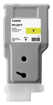 Canon PFI-207 Geel Inktcartridge voor kwaliteitsvolle afdrukken