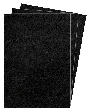 Fellowes A4 Lederlook Voorblad Zwart - 3