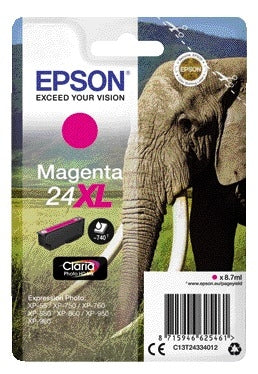 Epson 24XL T2433 Rood Inktcartridge voor Kwaliteitsdrukwerk