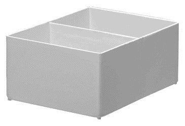 Inzetbak Djois hoog 70x122x168mm, 2 vaks, grijs