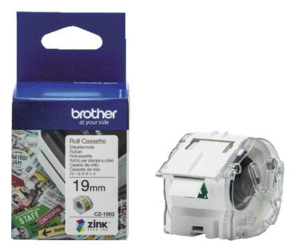 Brother CZ-1003 Kleurlabel 19mm x 5m, ZINK® Technologie