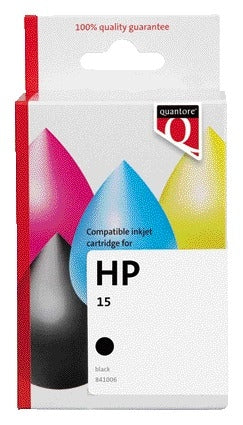 Inktcartridge Quantore HP 15 C6615DE Zwart